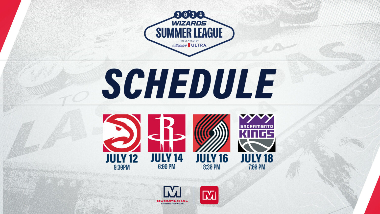 Monumental Sports Network to Broadcast Full Slate of Washington Wizards